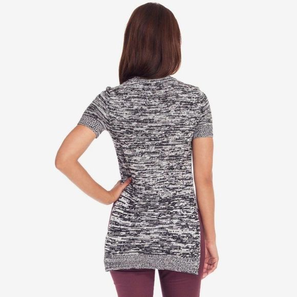 BCBGeneration Side Slit Pullover Sweater Grey - Picture 2 of 8